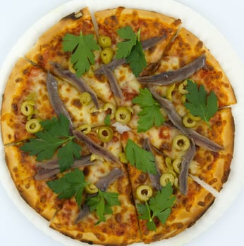 Pizza Sardellen ø 26cm
