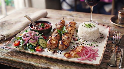 Schaschlik Hähnchen