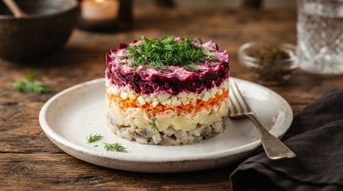 Hering im Prachtmantel