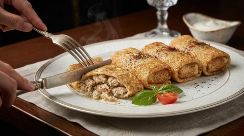 BLINI MIT HÄHNCHEN - 2