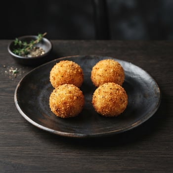 Kolobok aus Kartoffelpüree (5 Stück)
