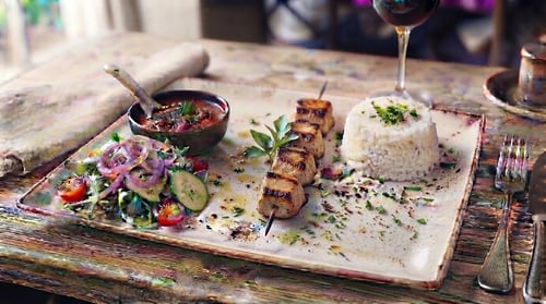 HÄHNCHEN-SPIEß