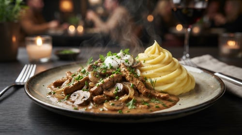 Bœuf Stroganoff (Rind)