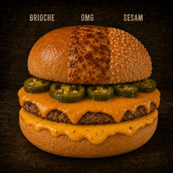 Chili-Cheese Burger (scharf) Chili-Cheese Burger (scharf)