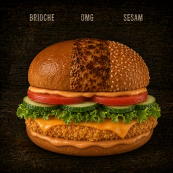 Chicken Crunchy Tradition Burger Chicken Crunchy Tradition Burger