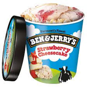 Ben & Jerrys Strawberry Cheesecake (465ml)