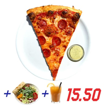 XL NY Pepperoni Slice Lunch Deal
