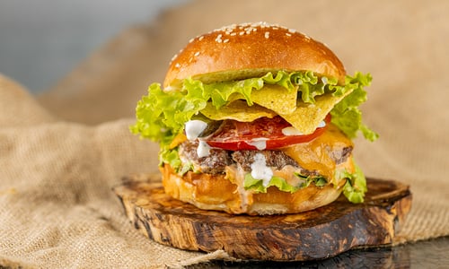 Premium Hot Nacho Burger