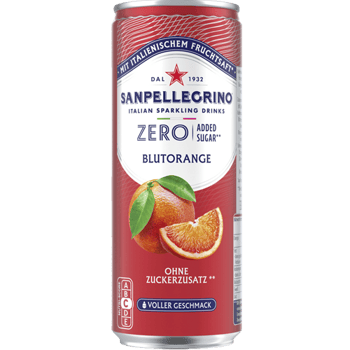Aranciata Rossa Zero San Pellegrino 0,33l Aranciata Rossa Zero San Pellegrino 0,33l