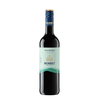 Flasche Weinbiet Dornfelder, 12,5% Alkohol, 0,75l 