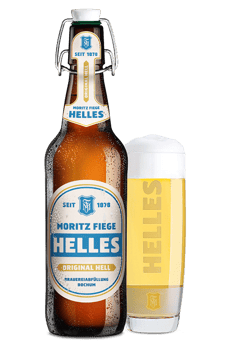 Helles Fiege, 4,8% Alkohol, 0,5l (Pfand)
