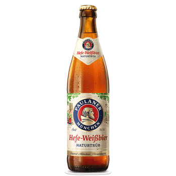 Paulaner Hefe-Weißbier naturtrüb, 5,5% Alkohol, 0,5l 