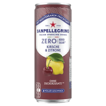 Kirsche & Zitrone Zero San Pellegrino, 0,33l 