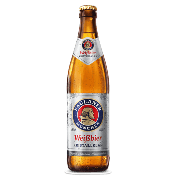 Paulaner Weißbier Kristallklar, 5,2% Alkohol, 0,5l 