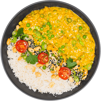 Süßkartoffel Erdnuss Curry 