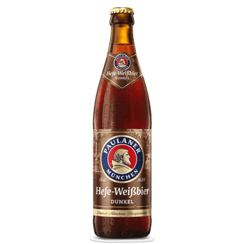 Paulaner Hefe-Weißbier dunkel, 5,3% Alkohol, 0,5l