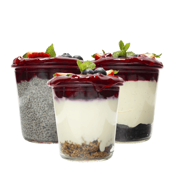 Gemischte Sweet Cup Platte