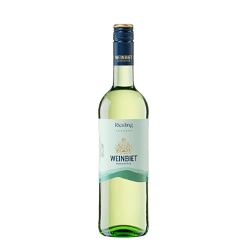 Flasche Weinbiet Riesling, 12% Alkohol, 0,75l
