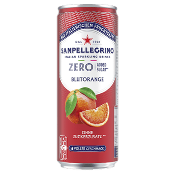 Aranciata Rossa Zero San Pellegrino 0,33l 