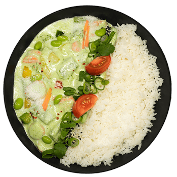 Grünes Gemüse Cashew Curry Grünes Gemüse Cashew Curry