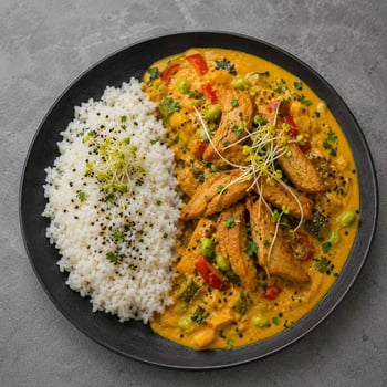 Vegan Plant-Chicken Curry Vegan Plant-Chicken Curry