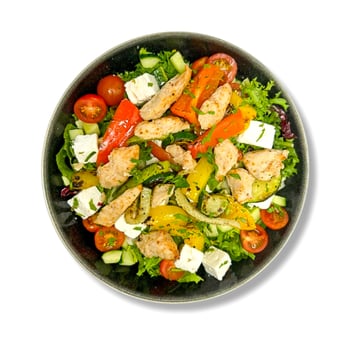 Grilled Veggie Chicken Salat