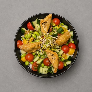 VEGAN Mango Dumpling Bowl VEGAN Mango Dumpling Bowl
