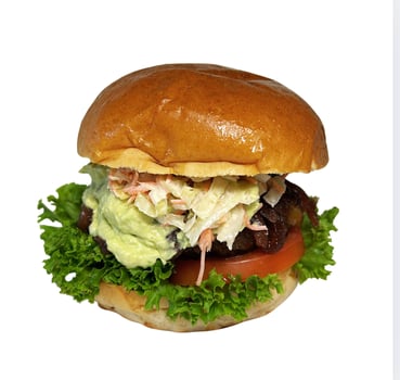 Coleslaw Avocado Angus-Burger