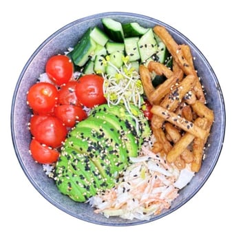 Plant Chicken Coleslaw Bowl Plant Chicken Coleslaw Bowl
