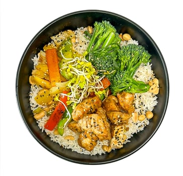 Peanut Butter Chicken Bowl Peanut Butter Chicken Bowl