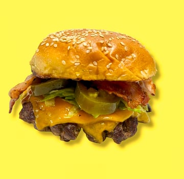 Mexican Jalapeños Smash Burger 