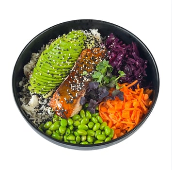 Lachs-Teriyaki Bowl Lachs-Teriyaki Bowl