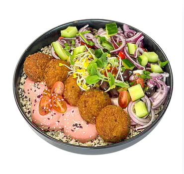 Pink Hummus Bowl Pink Hummus Bowl