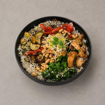 Peanut Butter Chicken Bowl Peanut Butter Chicken Bowl