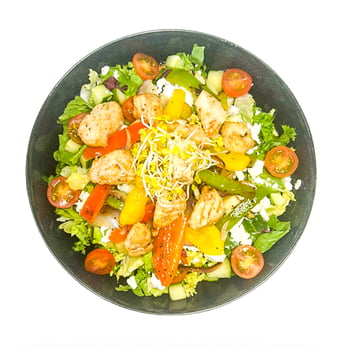 Grilled Veggie Chicken Salat Grilled Veggie Chicken Salat