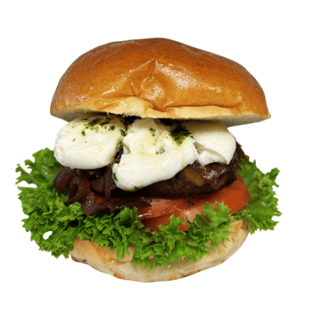 Büffelmozzarella Angus-Burger