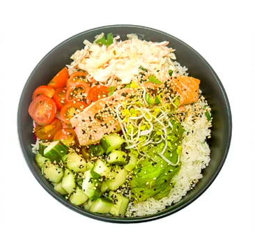 Salmon Coleslaw Bowl Salmon Coleslaw Bowl