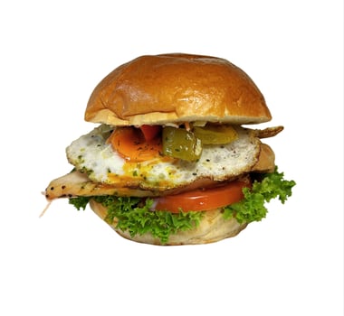 Chicken Egg  Burger