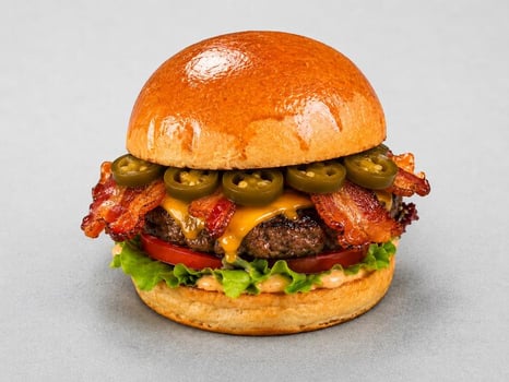 Jalapeno Bacon Angus-Burger Jalapeno Bacon Angus-Burger