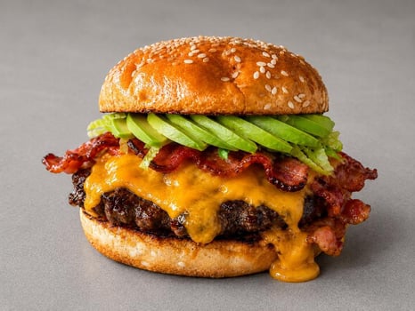 Avocado Bacon Smash Burger Avocado Bacon Smash Burger
