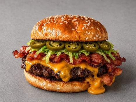Mexican Jalapeños Smash Burger Mexican Jalapeños Smash Burger
