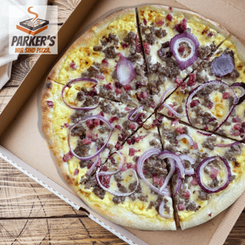 Pizza Beef & Onion Large