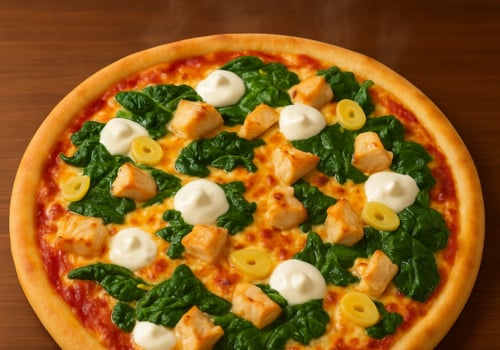 Pizza Pollo Spinaci Large 36 cm