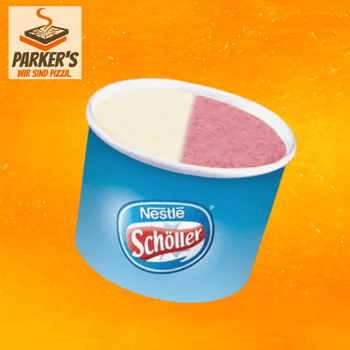 Mini Eiscup Vanille/Erdbeer