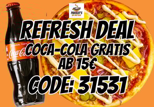 Softdrink 0,33l GRATIS ab 15€ Softdrink 0,33l GRATIS ab 15€