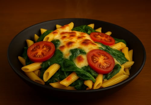 Gratin Tomate/Blattspinat