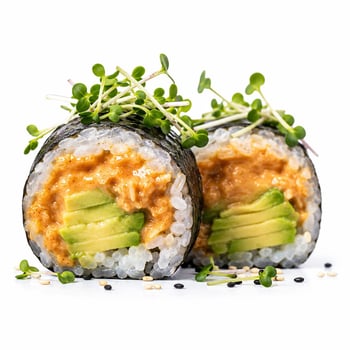 Avocado Erdnuss-Creme Maki