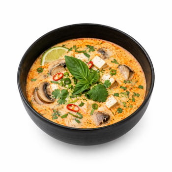 Vegetarische-Kokos-Suppe