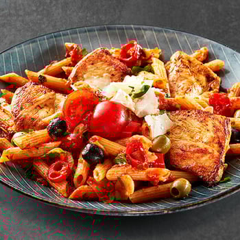 Pasta All' Arrabbiata mit Hähnchen Pasta All' Arrabbiata mit Hähnchen