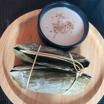 Banane mit Klebreis Banane mit Klebreis